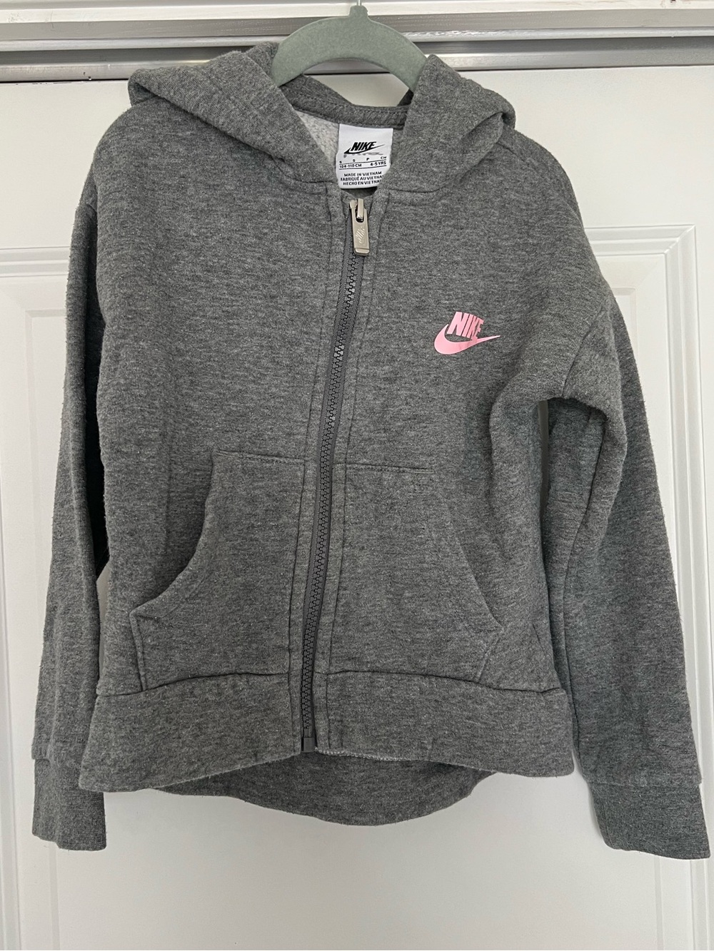 Gray Nike Zip-Up